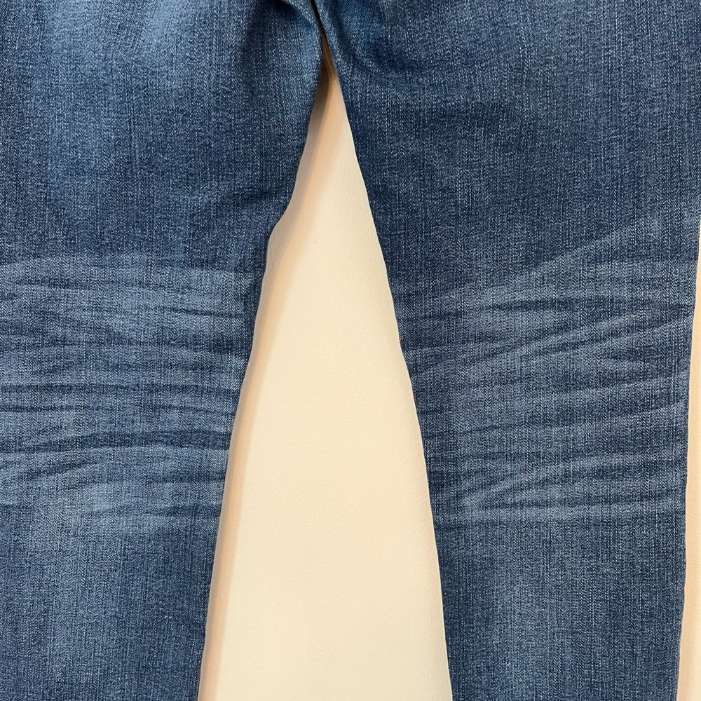 J. Crew Mercantile Skinny Jeans Women's Size 30 Blue Whiskers Mid Rise - Picture 6 of 8